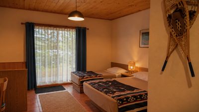 Chambre familiale avec deux lits à l'Ours Bleu